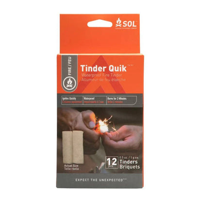 Adventure Medical Kits SOL Tinder Quik™ - 12 Pack-Camping - Health & Safety - Safety-Adventure Medical Kits-Appalachian Outfitters