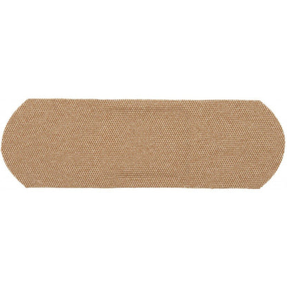 A close-up of the Adventure Medical Kits Fabric Strips 1x3 30 Cnt first aid bandages on a white background.