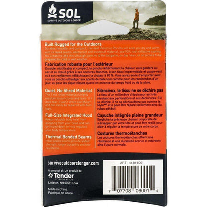 Adventure Medical Kits Heat Reflective Poncho-Camping - First Aid-Appalachian Outfitters
