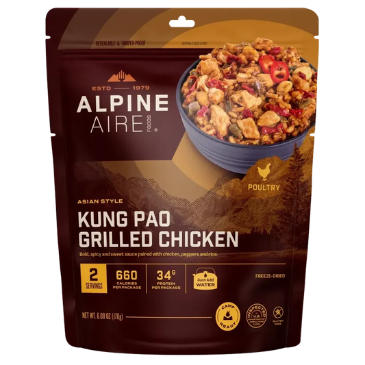 AlpineAire Kung Pao Grilled Chicken-Food - Backpacking-AlpineAire-Appalachian Outfitters