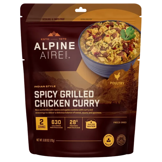 AlpineAire Spicy Grilled Chicken Curry-Food - Backpacking-AlpineAire-Appalachian Outfitters