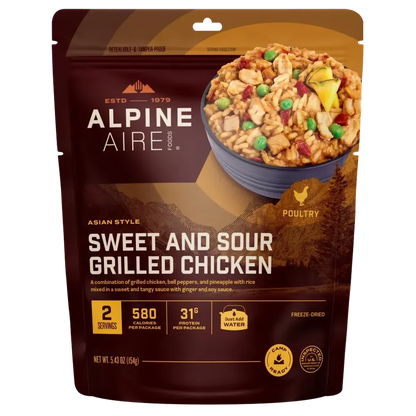 AlpineAire Sweet and Sour Grilled Chicken-Food - Backpacking-AlpineAire-Appalachian Outfitters
