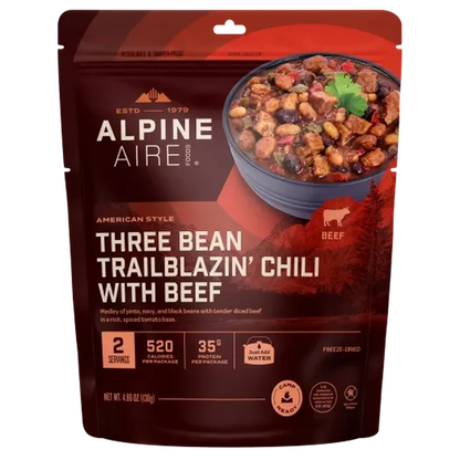 AlpineAire Three Bean Trailblazin' Chili with Beef-Food - Backpacking-AlpineAire-Appalachian Outfitters