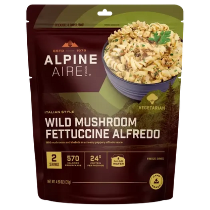 AlpineAire Wild Mushroom Fettuccine Alfredo-Food - Backpacking-AlpineAire-Appalachian Outfitters