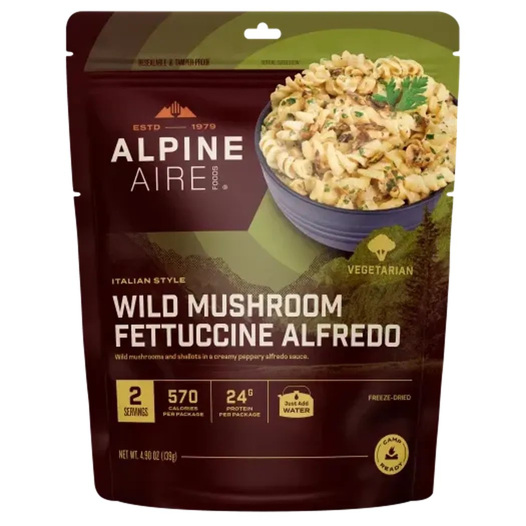 AlpineAire Wild Mushroom Fettuccine Alfredo-Food - Backpacking-Appalachian Outfitters