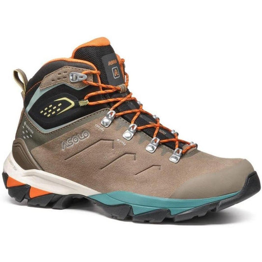 Asolo Women's Acadia Mid Leather GTX-Women's - Footwear - Shoes-Asolo-Dodo Beige/Harbor Grey-Regular-7-Appalachian Outfitters