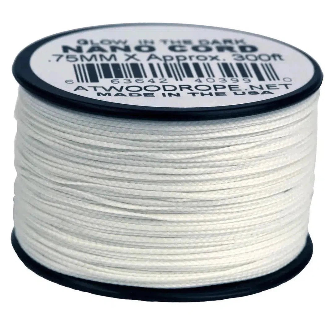 Atwood Rope Glow in the Dark- 10 LB Nano Cord - 0.75MM X 300 FT Spool-Climbing - Ropes-Atwood Rope-Appalachian Outfitters