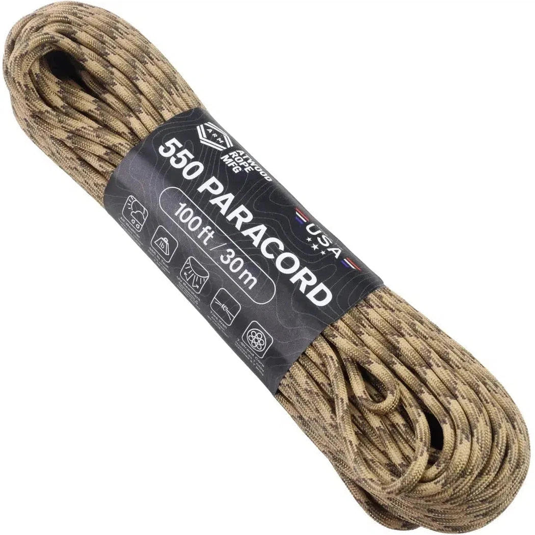 Atwood Rope Paracord - 550 LB - 4MM X 100 FT-Climbing - Ropes-Atwood Rope-Viper-Appalachian Outfitters