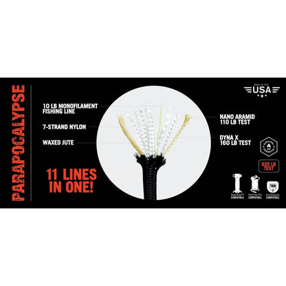 Atwood Rope Parapocalypse Ultimate Survival Cord - 625 LB - 4MM-Camping - Accessories - Rope and Cordage-Atwood Rope-Appalachian Outfitters