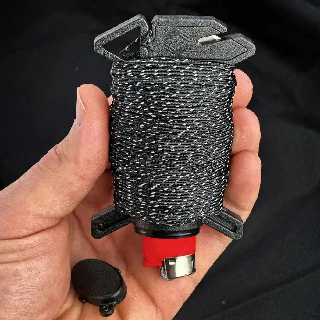 Atwood Rope Reflective Ready Rope - 100 Mirco Cord - 1.18MM X 125 FT-Climbing - Ropes-Atwood Rope-Reflective Black-Appalachian Outfitters