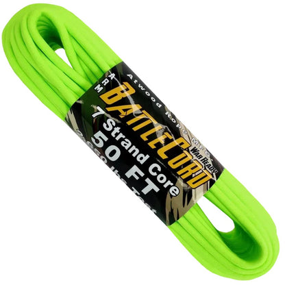 Atwood Rope Battle Cord - 2,650 LB  - 5.6MM X 50 FT-Camping - Accessories - Rope and Cordage-Neon Green-Appalachian Outfitters