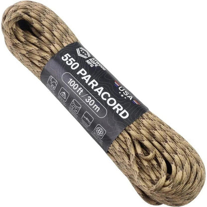 Atwood Rope Paracord - 550 LB - 4MM X 100 FT - Camos and Black-Camping - Accessories - Rope and Cordage-Viper-Appalachian Outfitters