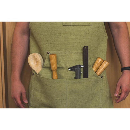 Beavercraft Adjustable Green Canvas Work Apron-Camping - Accessories-Beavercraft-Appalachian Outfitters