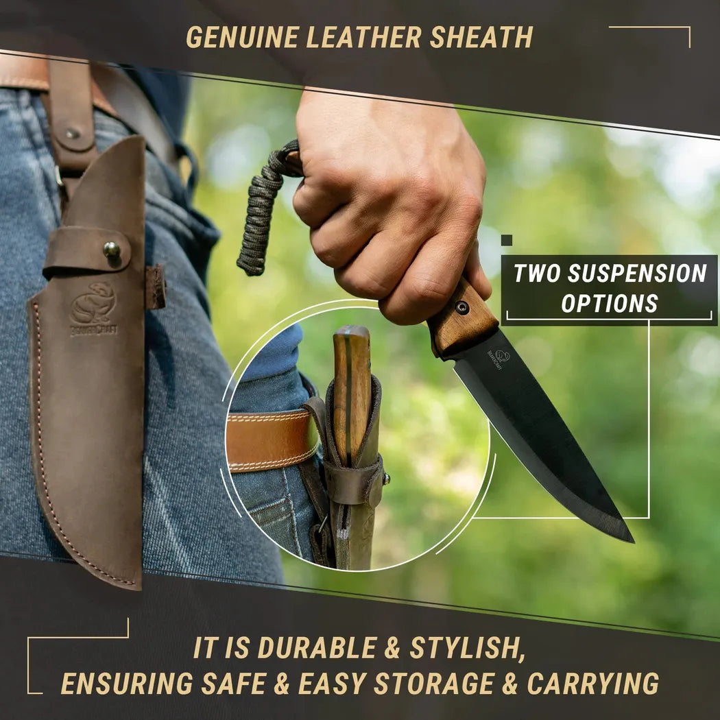 Beavercraft BSH3 Bushcraft Knife-Camping - Accessories - Knives-Beavercraft-Appalachian Outfitters