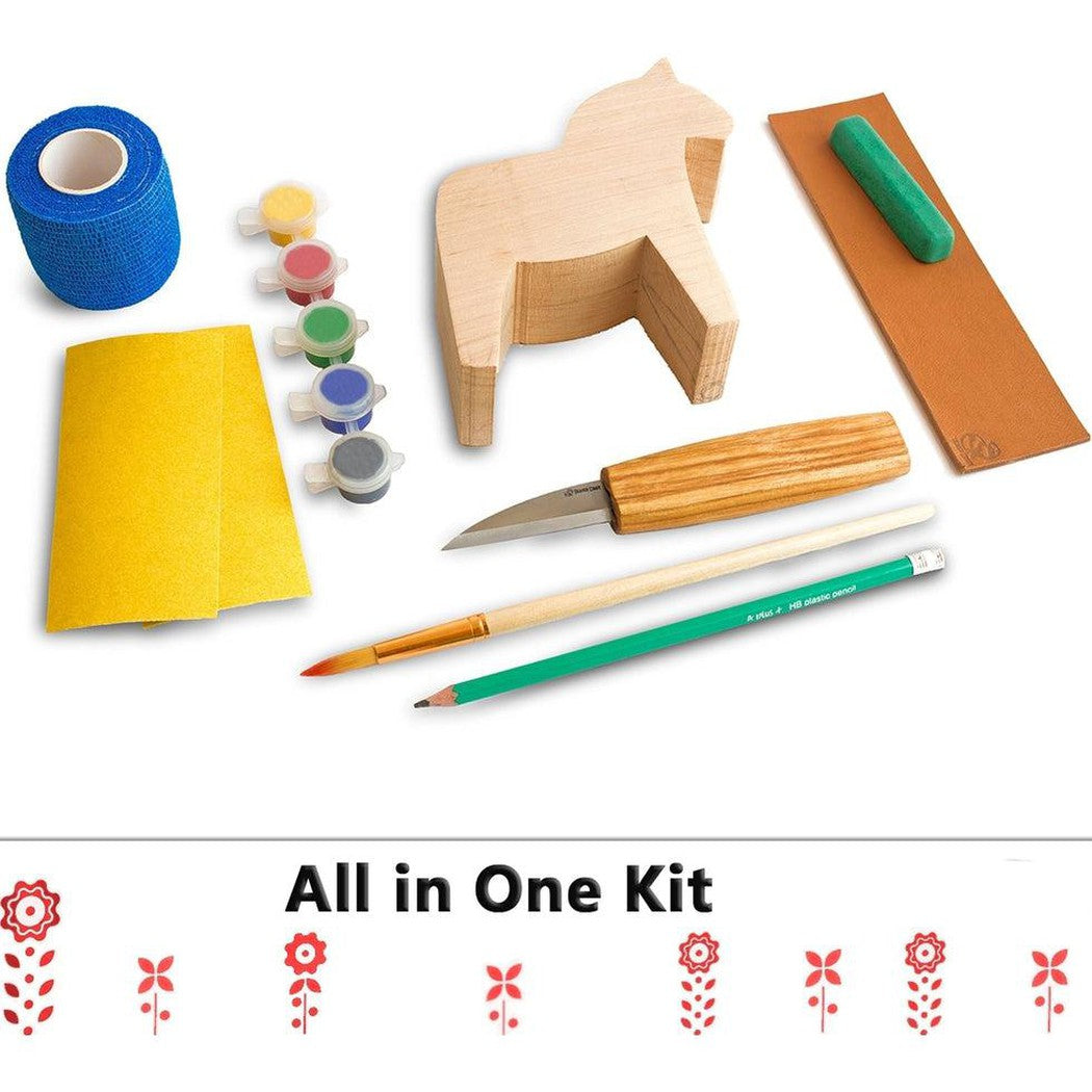 Dala Horse Carving Kit-Camping - Accessories - Knives-Beavercraft-Appalachian Outfitters