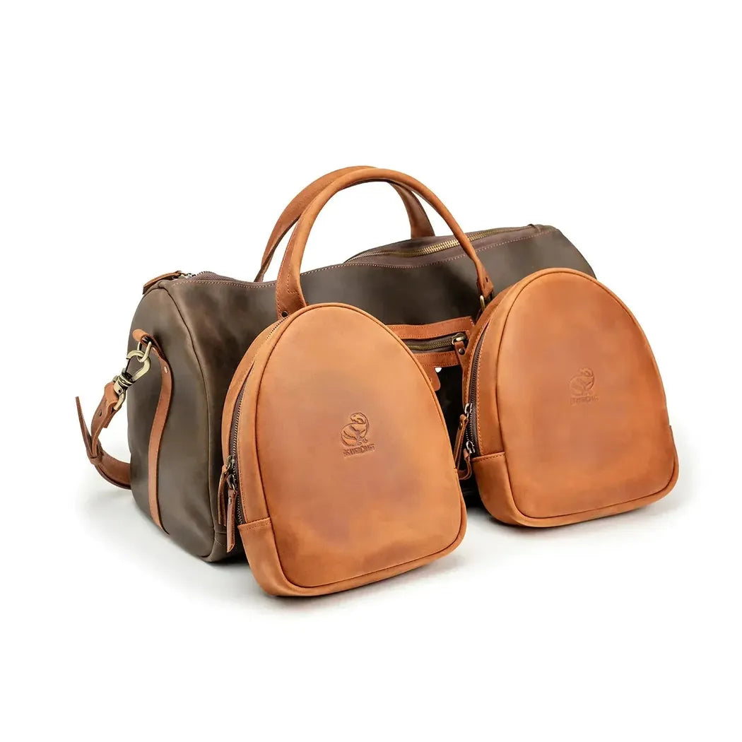 Beavercraft Journey - Leather Travel Luggage Duffel Bag-Accessories - Bags-Beavercraft-Appalachian Outfitters