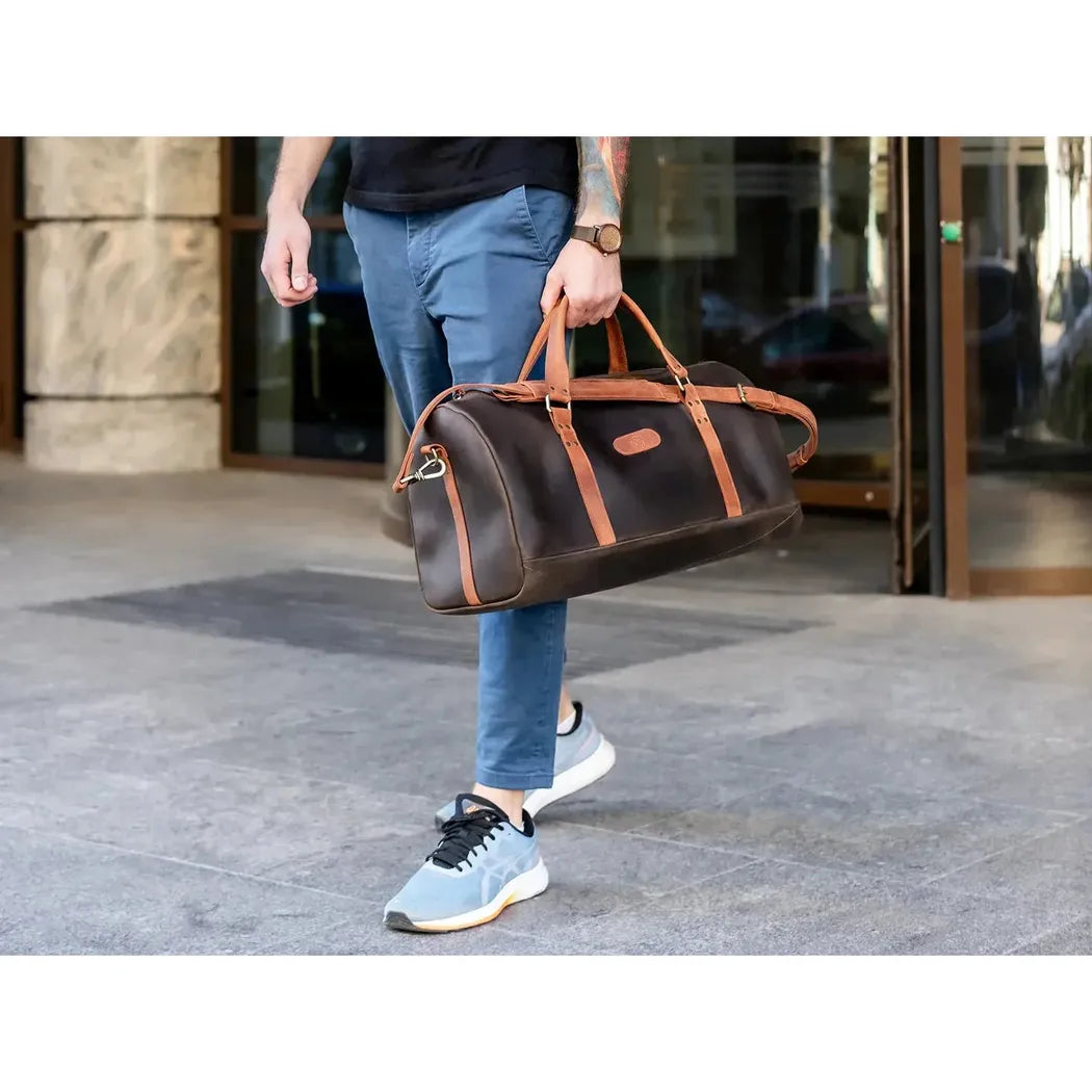 Beavercraft Journey - Leather Travel Luggage Duffel Bag-Accessories - Bags-Beavercraft-Appalachian Outfitters