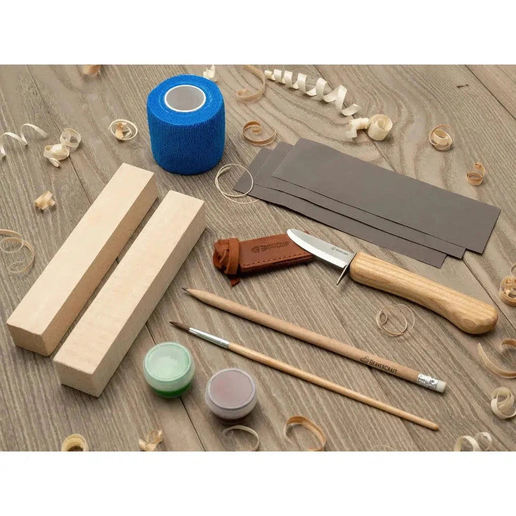 Beavercraft Kids Carving Hobby Kit-Camping - Accessories - Knives-Beavercraft-Appalachian Outfitters