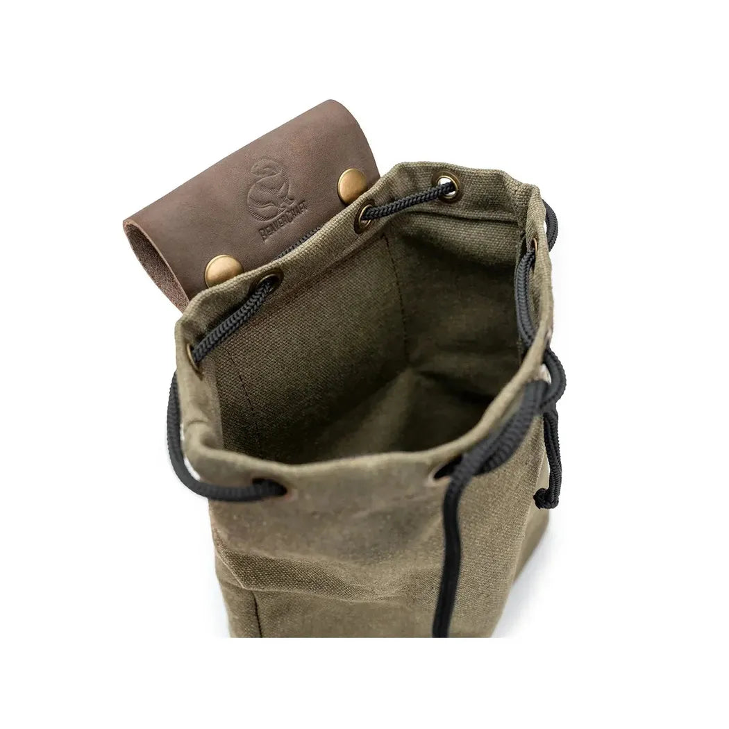 Beavercraft Leather & Canvas Bushcraft Foraging Belt Bag Pouch for Camping-Camping - Accessories-Beavercraft-Appalachian Outfitters