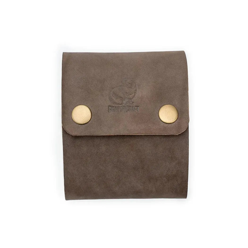 Beavercraft Leather & Canvas Bushcraft Foraging Belt Bag Pouch for Camping-Camping - Accessories-Beavercraft-Appalachian Outfitters