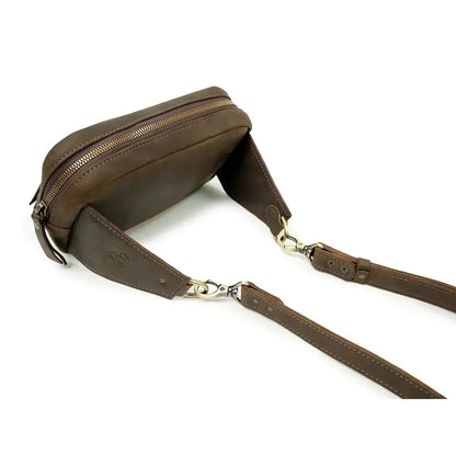 Beavercraft Quest - Leather Waist Bag Fanny Pack Bum Bag for Men and Women-Accessories - Bags-Beavercraft-Appalachian Outfitters
