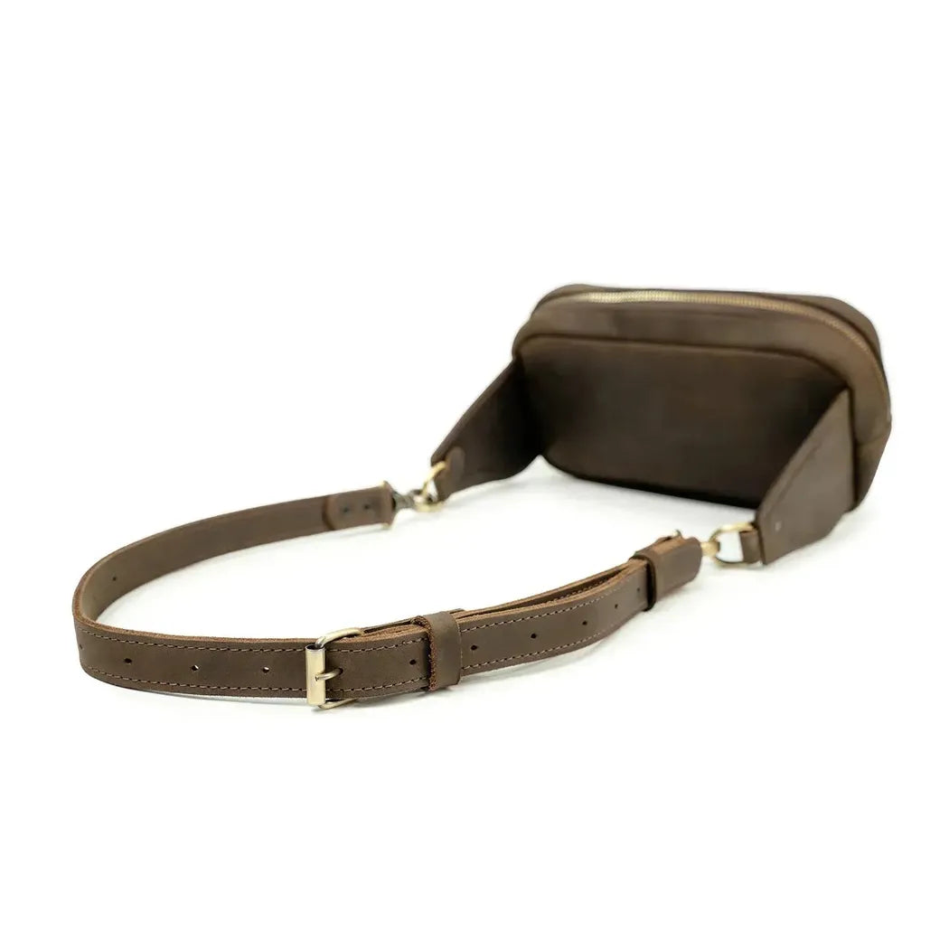 Beavercraft Quest - Leather Waist Bag Fanny Pack Bum Bag for Men and Women-Accessories - Bags-Beavercraft-Appalachian Outfitters