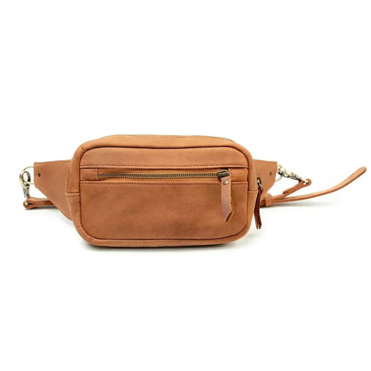 Beavercraft Quest - Leather Waist Bag Fanny Pack Bum Bag for Men and Women-Accessories - Bags-Brown-Appalachian Outfitters