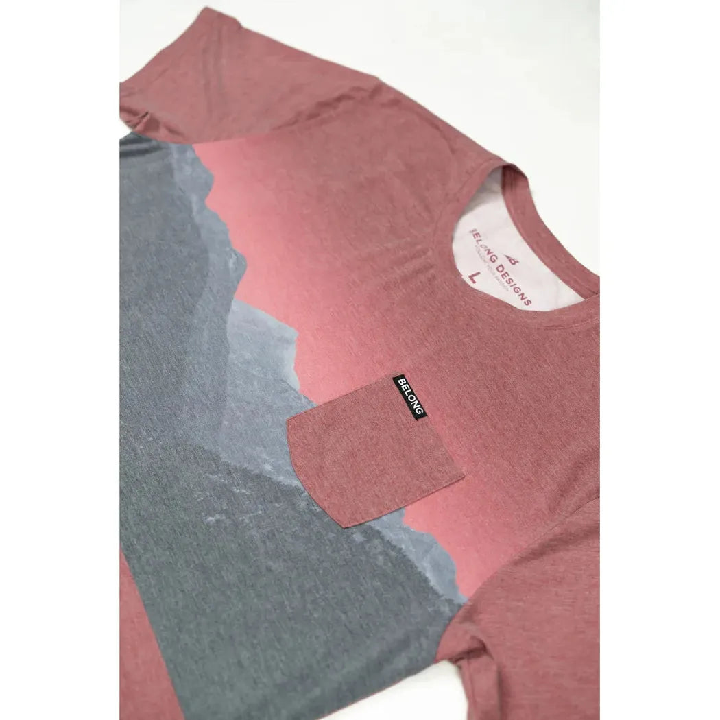 Belong Designs Men's Graphic Traverse Tek Tee-Men's - Clothing - Tops-Belong Designs-Appalachian Outfitters