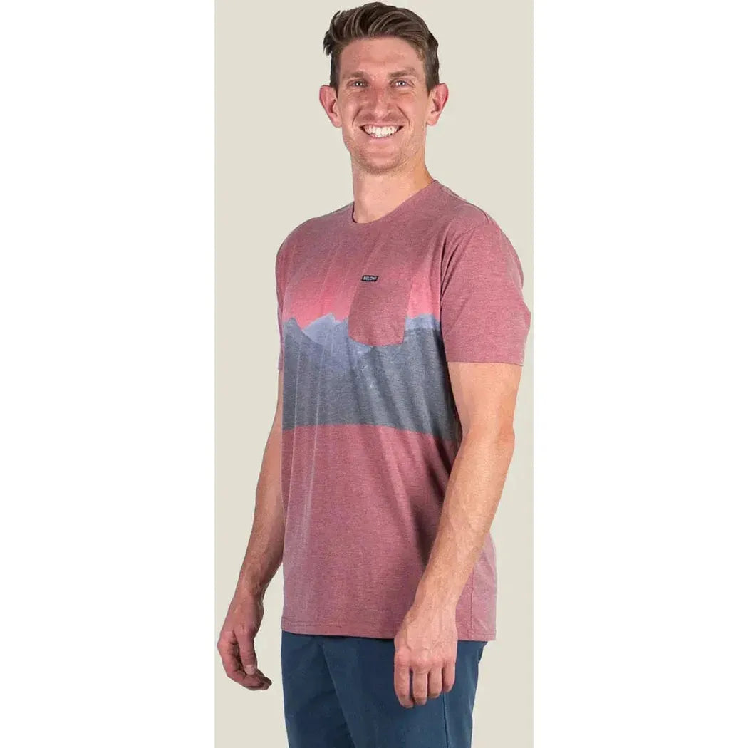 Belong Designs Men's Graphic Traverse Tek Tee-Men's - Clothing - Tops-Belong Designs-Appalachian Outfitters