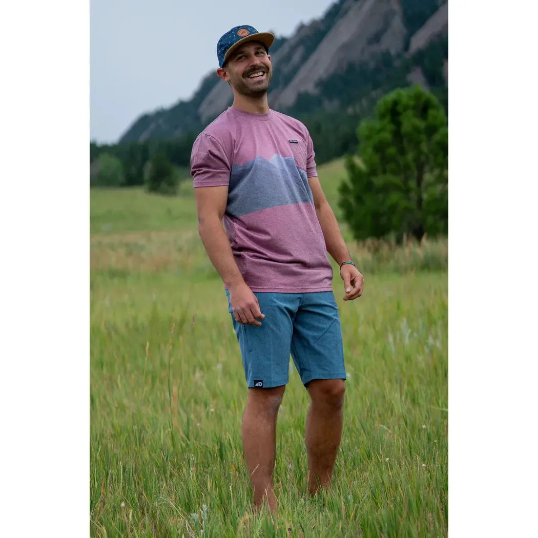 Belong Designs Men's Graphic Traverse Tek Tee-Men's - Clothing - Tops-Belong Designs-Appalachian Outfitters