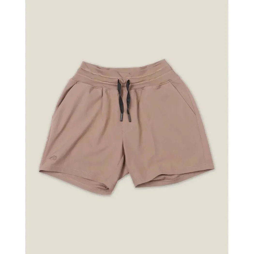 Belong Designs Women's 5" High-Rise La Plata Short-Women's - Clothing - Bottoms-Desert Brown-S-Appalachian Outfitters