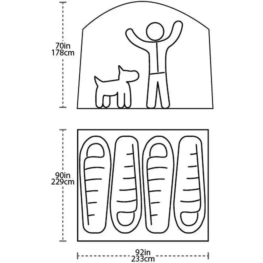 Big Agnes Big House 4-Camping - Tents & Shelters - Tents-Big Agnes-Appalachian Outfitters