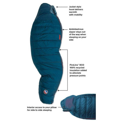 Big Agnes Sidewinder SL 20-Camping - Sleeping Bags - Down-Appalachian Outfitters