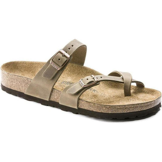 Birkenstock Mayari Oiled Leather Tobacco Brown-Women's - Footwear - Sandals-Birkenstock-Tobacco Brown-Regular-37-Appalachian Outfitters