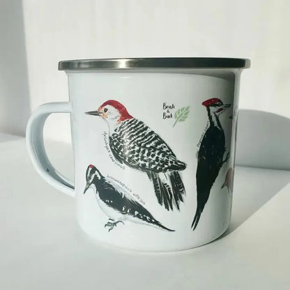 Brush & Bark Camping Mug-Camping - Hydration - Cups and Mugs-Brush & Bark-Woodpeckers-Appalachian Outfitters