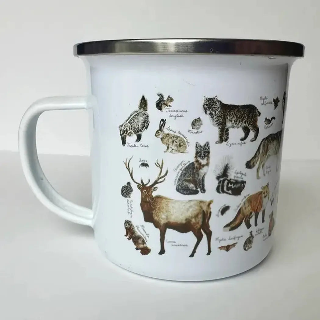Brush & Bark Camping Mug-Camping - Hydration - Cups and Mugs-Brush & Bark-Mammals-Appalachian Outfitters