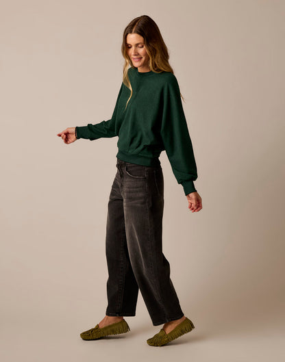 Carve Designs Anneke Supersoft Dolman: Dark Pine Heather product image