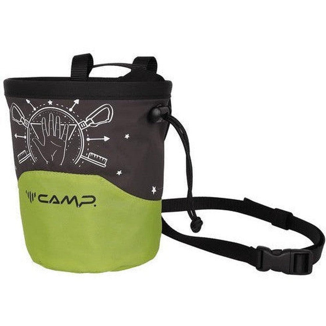 Acqualong Chalk Bag-Climbing - Climbing Essentials - Chalk Bags-CAMP-Grigio/Verde-Appalachian Outfitters