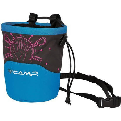 Acqualong Chalk Bag-Climbing - Climbing Essentials - Chalk Bags-CAMP-Grigio/Blue-Appalachian Outfitters