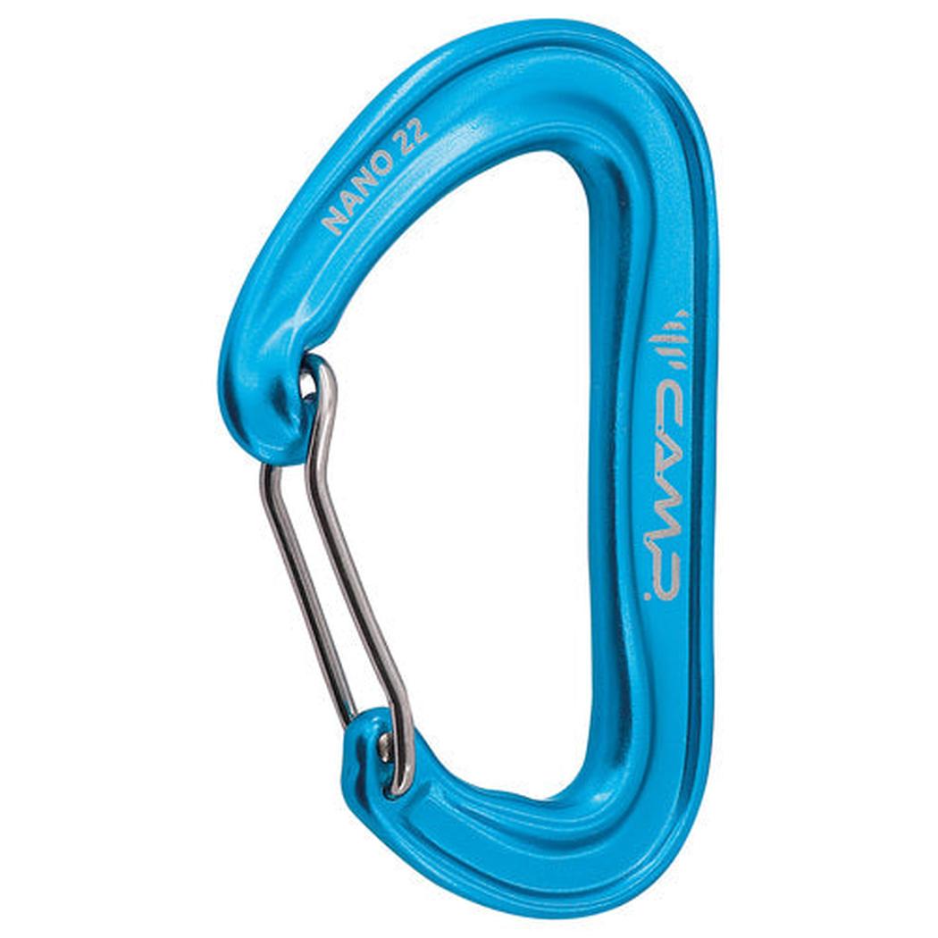 CAMP Nano 22-Climbing - Hardware - Carabiners-CAMP-Light Blue-Appalachian Outfitters