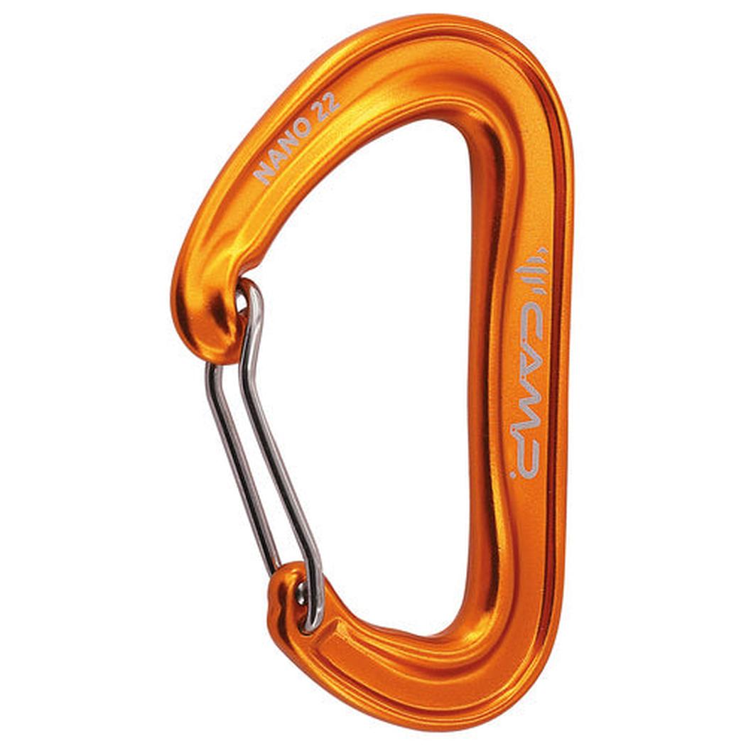 CAMP Nano 22-Climbing - Hardware - Carabiners-CAMP-Orange-Appalachian Outfitters