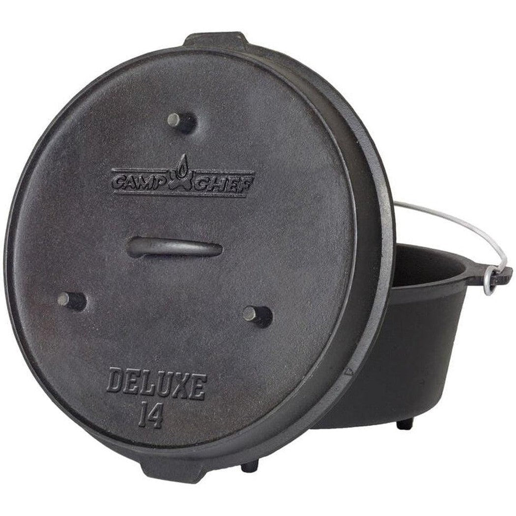 Cast Iron Deluxe Dutch Oven 14"-Camping - Cooking - Pots & Pans-Camp Chef-Appalachian Outfitters