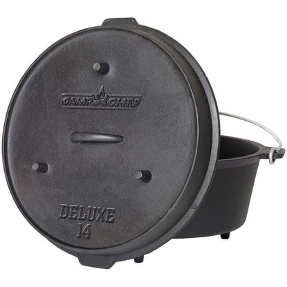 Cast Iron Deluxe Dutch Oven 14"-Camping - Cooking - Pots & Pans-Camp Chef-Appalachian Outfitters