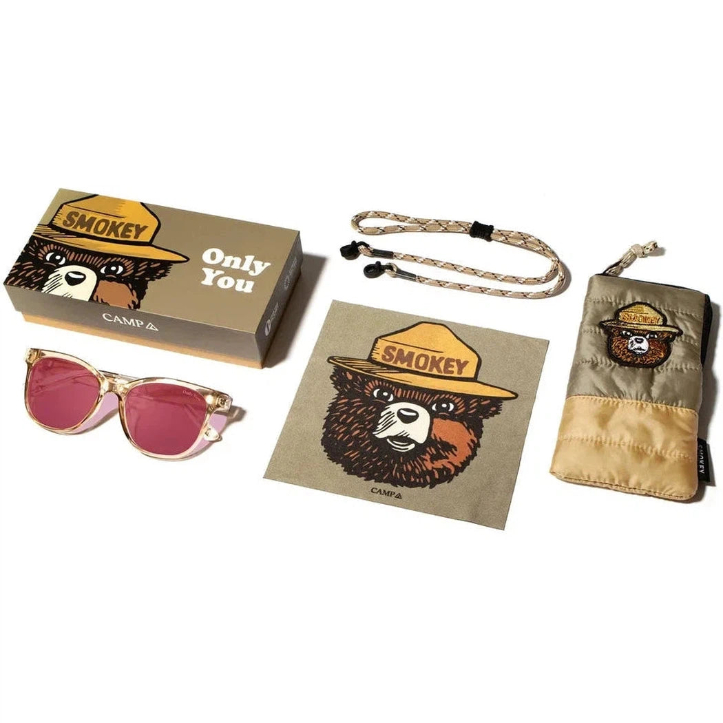 Camp Eyewear Cove - Smokey Bear-Accessories - Sunglasses-Camp Eyewear-Desert-Rose Polarized-Appalachian Outfitters