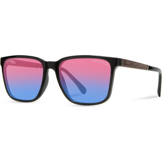 Camp Eyewear Crag: Grateful Dead Stealie Edition-Accessories - Eyewear - Sunglasses-Camp Eyewear-Black // Grateful Dead Stealie Engraved-Basic Sunset Polarized-Appalachian Outfitters