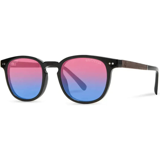 Camp Eyewear Topo: Grateful Dead Stealie Edition-Accessories - Eyewear - Sunglasses-Camp Eyewear-Black // Grateful Dead Stealie Engraved-Basic Sunset Polarized-Appalachian Outfitters