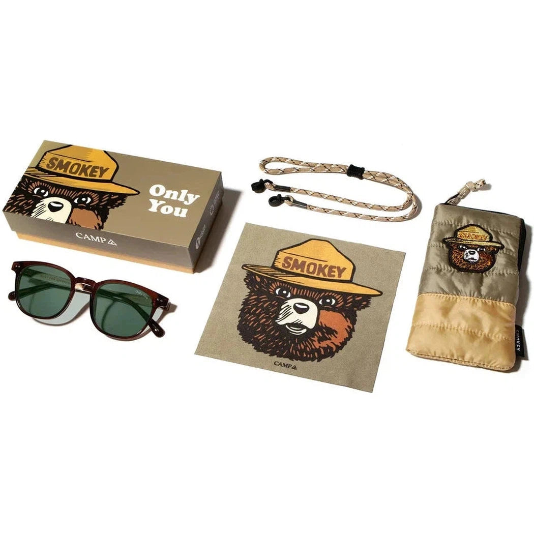 Camp Eyewear Topo - Smokey Bear-Accessories - Sunglasses-Camp Eyewear-Clay-G15 Polarized-Appalachian Outfitters