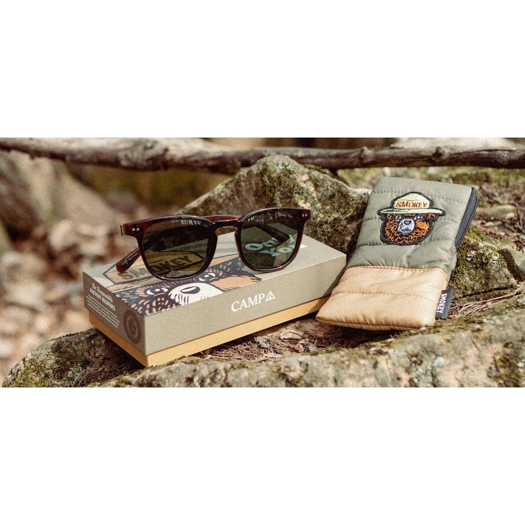 Camp Eyewear Topo - Smokey Bear-Accessories - Sunglasses-Camp Eyewear-Clay-G15 Polarized-Appalachian Outfitters
