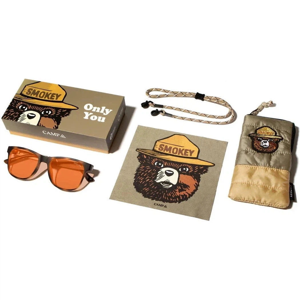 Camp Eyewear Trail - Smokey Bear-Accessories - Sunglasses-Camp Eyewear-Matte Tortoise-Amber Polarized-Appalachian Outfitters