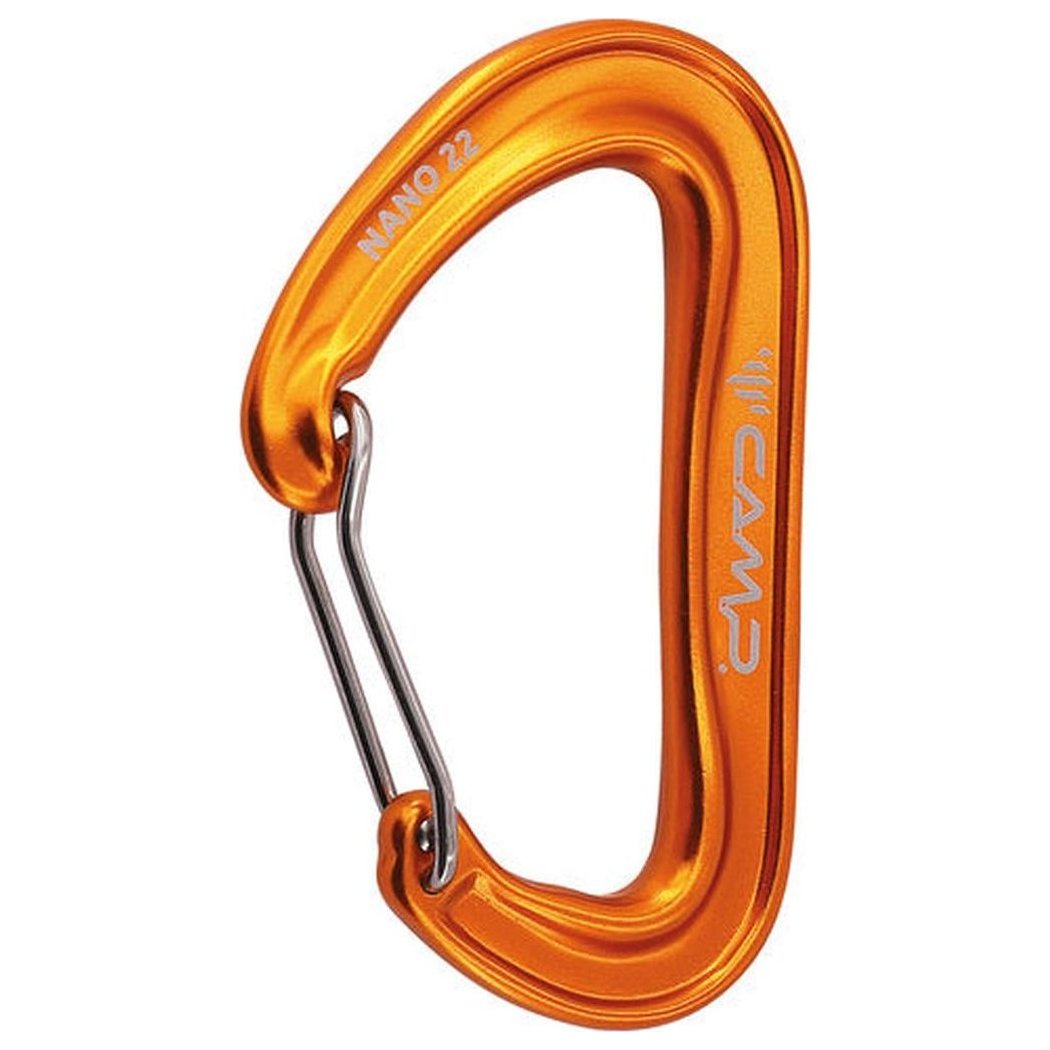 CAMP Nano 22-Climbing - Hardware - Carabiners-Orange-Appalachian Outfitters
